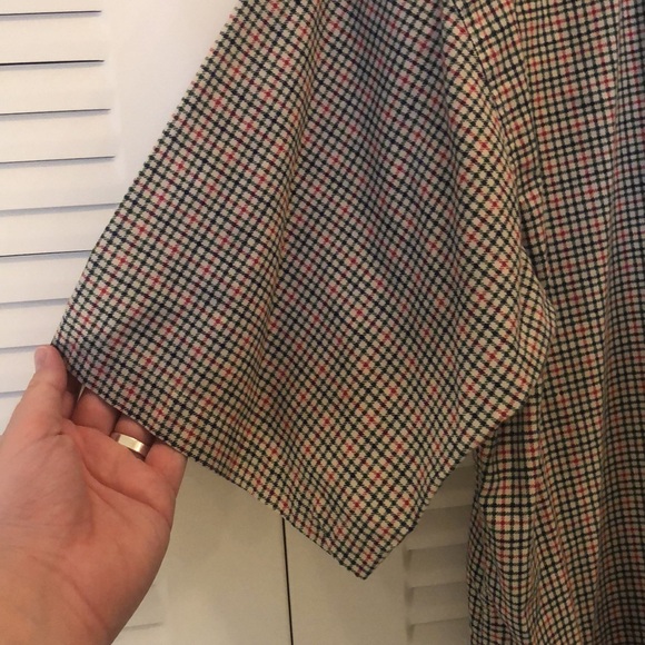 90s Ivy Crew Plaid Short Sleeve Button-Down XL - Picture 5 of 9